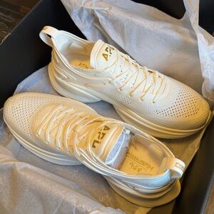 APL Limited Edition HySpeed Ivory/Metallic Sneakers - Brand New